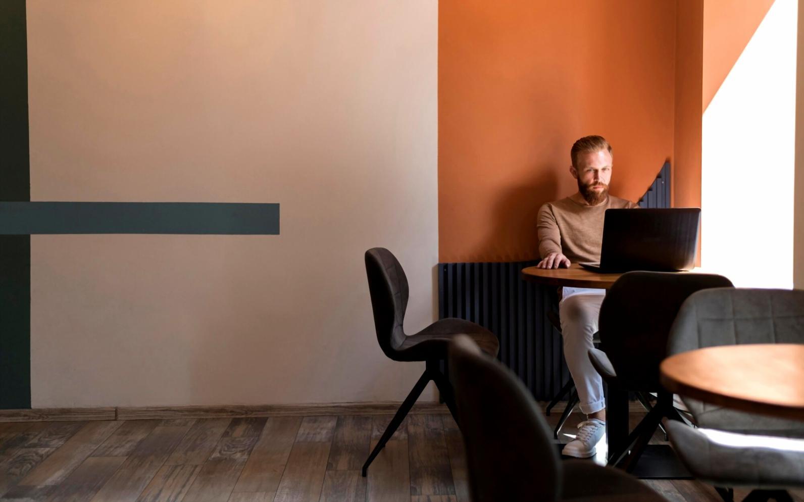 Financial scenario planning workspace with realistic projections
